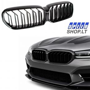 BMW G30 G31 LCI M5 LOOK juodos grotelės